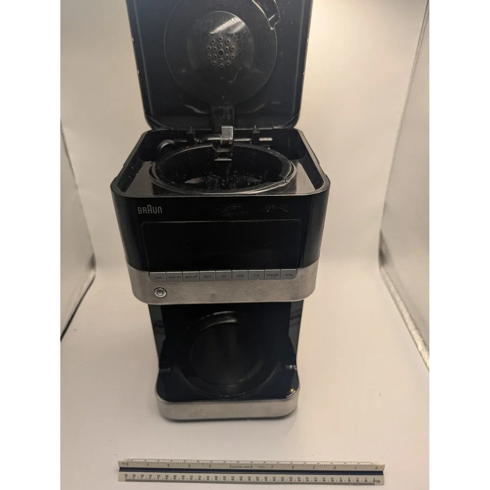 Braun Type 3701 Coffee Maker Replacement Main Unit Base Black Stainless Steel
